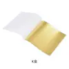 Foil de oro cuadrado transfronterizo 22 colores opcionales pintura decorativa con foil de oro arte de uñas pegamento para teléfono móvil 9*9cm foil de oro imitación