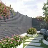 Valla de madera anticorrosiva para exteriores, panel de pared para patio exterior, valla divisoria para patio y jardín, valla exterior para villa