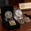 Moedas comemorativas de metal personalizadas direto da fábrica, medalhas de reconhecimento para empresas, moedas com relevo 3D, challenge coins, personalização transfronteiriça