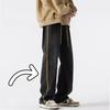 Jeans Retrô High Street Estilo Americano Masculino Primavera e Outono Design de Nicho Soltos Perna Larga Reto Tendência Marca Plutton Calças Bonitas