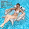 Flotador Inflable de Malla PVC Espesa para Piscina, Entretenimiento Acuático, Silla Lounge Rayada Popular Transfronteriza de Cuatro Tubos, Cama Flotante Individual