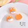 Set de gatito de dibujos animados cabezazo de perro accesorios de resina al por mayor hechos a mano material diy accesorios funda para teléfono móvil imanes para refrigerador
