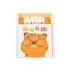 Blocos Adesivos Yuxian Série Gato Surpresa Gato de Desenho Animado Fofo Notas de Mensagem Estudante Notas de Questões Erradas