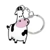 Chaveiros de Desenho Animado de Panda Mais Vendidos Transfronteiriços em Estoque, Pingente de Chaveiro de Borracha Macia PVC para Mochila Fofo