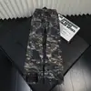 Pantalones retro estilo americano tie-dye camuflaje, colección de otoño para hombre, pantalones rectos lavados de moda, pantalones deportivos casuales de corte limpio
