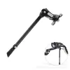 Portabicicletas de aleación de aluminio Soporte central para bicicleta de montaña Soporte de pie ajustable Soporte central Portabicicletas Escalera para bicicleta