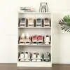 Amazon Criativo Suporte de Sapatos Casa Dormitório Economiza Espaço Duplo Sapateira Dupla Plástico Rack de Armazenamento de Sapatos Duplo Fábrica