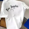 Camiseta Gráfica para Hombre Los Ángeles Transfronteriza - Casual y Versátil Diseño de Cuello Redondo Adecuada para Verano