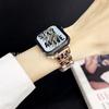 Para Apple S9 Generación Correa de Reloj iwatch10 9876se54 Pétalo Acrílico Leopardo Correa de Tres Bolas