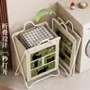 Cesta para ropa sucia, cesta de almacenamiento plegable para ropa sucia, cesta de lavandería de gran capacidad para uso doméstico, solución de almacenamiento de lavandería elegante y práctica
