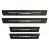 Tira de Estribo de Puerta de Coche Patrón de Fibra de Carbono Antichoque Antiarañazos Adecuado para Jiji/Pu Pedal de Puerta Pegatina Protectora Pegatina de Umbral