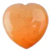 Venta Caliente Transfronteriza 6cm Piedra Preciosa Natural Forma de Corazón Cristal Rosa Forma de Durazno Piedra en Bruto Adorno DIY