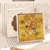 Marcador de Metal con Pintura al Óleo Retro Personalizado de Alta Gama Exquisito Soporte para Páginas de Lectura Estudiantil Floral Romántico Cultural Creativo Pequeño Regalo