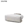 Mochila de Design Novo Original Adequada para Homens e Mulheres, Lona com Detalhes em Couro, Bolsa de Viagem Casual de Cor Sólida, Mochila Escolar