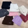 Gorro de Punto Clásico Coreano Lindo con Orejas de Gato Estilo Preppy Etiqueta de Encaje para Circunferencia de Cabeza Grande Versátil Cálido Gorro Protector de Orejas para Mujer