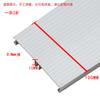 Zócalo de aleación de aluminio grueso directo de fábrica protector de esquina de pared mate deflector de agua para gabinete productos de deflector de una sola capa