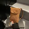Transfronterizo 2025 Nuevo Bolso de Mujer Popular de Gama Alta Bolso de Hombro Estilo Coreano Cartera Sencilla para Monedas Bolso Cruzado Vertical para Teléfono Móvil