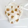 Pantalones de Entrenamiento para Dejar el Pañal Estilo Coreano para Bebé Algodón Gasa Pantalones de Pañal Pantalones de Estudio Bolsa de Pañales Impermeable para Bebé Pantalones de Pañal