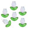Hojas de Tulipán, Flores, Cuentas, Materiales de Cuentas Hechos a Mano para Bricolaje para Mejores Amigas Durante la Temporada de Graduación, Accesorios para Pendientes y Collares