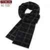 2025 Bufanda Nueva de Lana para Hombre Mezclada Invierno Cálida Engrosada Bufanda para Hombre Fabricante Lista para Enviar Venta al por Mayor