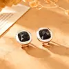 Pendientes de amazonita azul y arenisca, modernos y únicos; pendientes vintage geométricos irregulares de alta gama; pendientes versátiles para el día a día.
