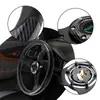 Volante Modificado para Coche de PU Racing Competitivo 14 pulgadas Parche Personalizado con Patrón de Carbono 345 mm Transfronterizo