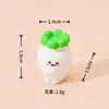 Transfronterizo Nuevo Producto Muñeco Elfo Zanahoria Lindo Adorno Colgante Decoración DIY Hecho a Mano Adornos Pequeños de Micro Paisaje