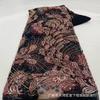 Estilo Étnico Colorido Tubo de Cuentas Tela Bordada Lentejuelas Africanas y Diamantes Vestido Vestido de Noche Vestido de Boda Tela de Encaje de Malla