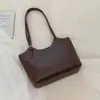 Bolso de Mano Retro Maillard Gran Capacidad Más Vendido para Mujer Bolso de Hombro Versátil Bolso de Mano Simple de Moda para el Trabajo