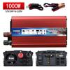 Inversor de Onda Modificada para Coche 12V24V a 110V220V Convertidor de Potencia Inversor Portátil para Batería de Litio