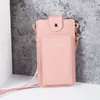 Nova Bolsa para Celular Feminina Pequena de Estudante Bolsa Transversal Multifuncional Bolsa para Celular com Tela Sensível ao Toque Porta-Moedas Mini Bolsa