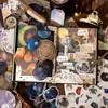 Paquete de Materiales Retro Momo Transfronterizo Serie de Colección de Espécimenes Diario Vintage Material para Manualidades Base de Decoración 83 Piezas 6 Estilos