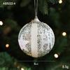 Nova bola de Natal transfronteiriça Decoração da árvore de Natal pingente Atmosfera de Natal vestido pendurado bola layout de cena pendurado bola pendurada