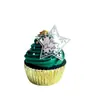 Decoración Creativa para Cupcakes Estilo Ins Transfronterizo Suministros para Fiestas Navideñas Marcado Láser Decoración para Pasteles