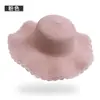 Sombrero de Paja para Mujer Playa Costa Viaje Sombrero para el Sol Vacaciones Protección Solar Sombrero de Ala Ancha Verano Celebridad de Internet Sombrero para el Sol Verano