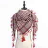 Bufanda de cabeza Arafat para hombre de moda más vendida con borlas, Bufanda de cabeza étnica popular de comercio exterior en stock