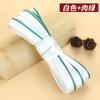 Hengmeihe tela de tira de borde cheongsam borde enrollado 1.2cm de ancho satén bicolor sin planchar ropa adorno de escote accesorios
