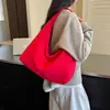 Bolsa de Lona Ligera Sencilla para Mujer 2026 Nuevo Otoño Estilo Coreano Bolsa Tote de Gran Capacidad Bolso Cruzado Versátil Casual