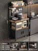 Estante de Almacenamiento para Cocina Multifuncional de Piso para el Hogar Contra la Pared Encimera Estante de Almacenamiento para Horno de Microondas Ollas y Sartenes Aparador Gabinete