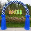 Arco de Flores de Seda Puerta de Flores Completa Puerta de Flores para Boda Evento de Celebración de Apertura de Tienda Nuevo Arco de Flores Soporte para Flores Accesorios de Flores para Boda