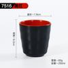 Vaso de agua de plástico de melamina de color para restaurante, catering, té, hotel, olla caliente, comercial, para el hogar, anti-escaldaduras, resistente a caídas.