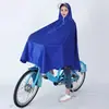 Bicicleta de Ala Ancha Adulto Vehículo Eléctrico Hombres Mujeres 2026 Una Persona Impermeable Capa de Lluvia para Bicicleta Impermeable para Ciclismo Estudiante