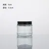 El fabricante suministra vaso para vela de 250 ml con tapa de aluminio, portavelas, recipiente para vela de aromaterapia, botella de vidrio transparente simple de 100 ml