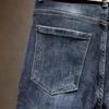 Calças Novas Primavera e Outono 2024 Jeans Masculino Outono Masculino High-end Slim Fit Pé Pequeno Calças Masculinas Outono e Inverno Masculino