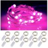 Lámpara de alambre de cobre 2032 caja de regalo caja de regalo para guía de carretera de boda decoración de pastel ramo 2 metros 20 luces cadena de luces cálidas luces pequeñas