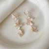 Pendientes de Borla de Mariposa de Cristal de Lujo Ligero de Moda para Mujer 2024 Nuevos Pendientes Calientes Sentido Avanzado Delicados Accesorios para Orejas