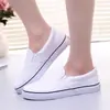 Zapatos de Lona Blancos con Grulla Blanca Auténtica Par Blanco Zapatos sin Cordones para Mujer Zapatos Perezosos Zapatos Pintados a Mano Zapatos de Enfermera Zapatos de Tela