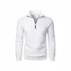 Sudadera casual de media cremallera con cuello alto, transfronteriza, moderna, simple, holgada, talla grande, sudadera de forro polar para hombre de Amazon