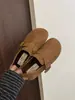 Mules planas elegantes y minimalistas con diseño de hebilla de cinturón, nueva colección 2026, estilo retro old-money, mocasines sin cordones