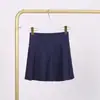 Saia Curta Lulu com Shorts de Yoga Embutidos, Saia de Secagem Rápida para Mulheres, Saia Esportiva de Tênis, Roupa Fitness Anti-Exposição para Mulheres